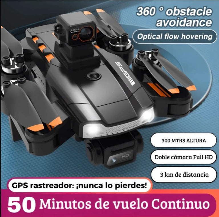 DRONE PROFECIONAL MAS COMPLETO CON GPS Y DOBLE CAMARA