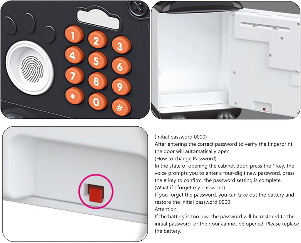 ALCANCIA ELECTRONICA !! Con CLAVE y HUELLA DIGITAL 💰